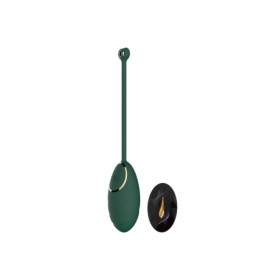 Œuf vibrant Vert Emeraude avec télécommande USB 